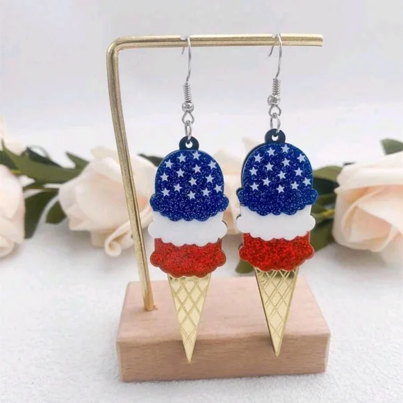 4th july/labor day  ice cream cones - Picture 2 of 3